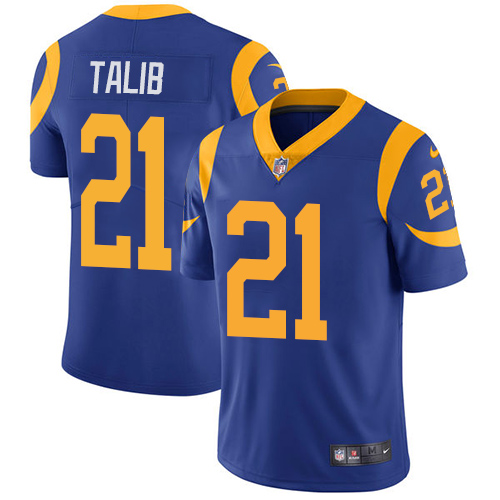 Nike Rams #21 Aqib Talib Royal Blue Alternate Youth Stitched NFL Vapor Untouchable Limited Jersey - Click Image to Close